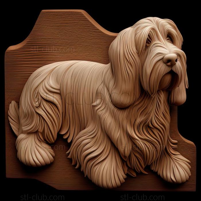 3D model st Vendee Basset Griffon dog (STL)